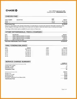 Fake Chase Bank Statement Template Luxury Awesome Fake Wells