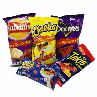 Чипсы Sabritas Mexican Chips Party Cheetos Flamin Hot Dorito