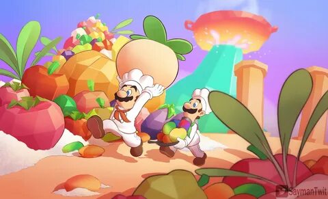 ArtStation - Mario Odyssey Lunch with the Bros.