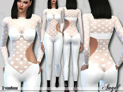 The Sims Resource - PZC_Angel Catsuit