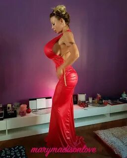 Pinterest. tight red dress. mary madison love. 
