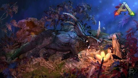Rowena Frenzel's Art - "Styracosaurus" ARK Survival Evolved