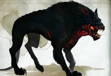 D&D 5e Monsters Spotlight, Halloween Edition: Hell Hound - T