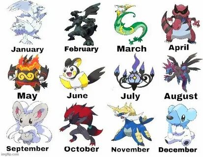 Pokemon - RT @TerryTheBuneary: Your birthday month determine