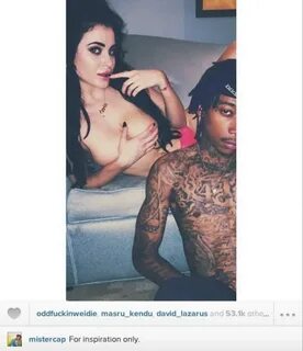 Wiz Khalifa Gets Cozy With Nearly Nude Hottie Online