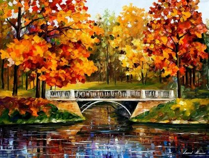 ArtStation - FALL RED BLINKS 72"X48" (180cm x 120cm) - oil p