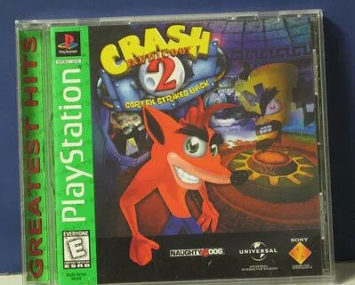 Sony Playstation 1 Crash Bandicoot 2 Cortex Strikes Back - P