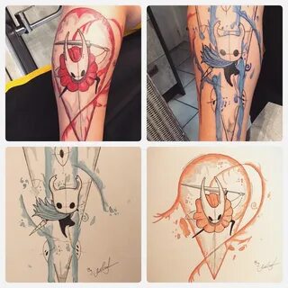 Got my Hollow Knight drawings tattooed - Album on Imgur