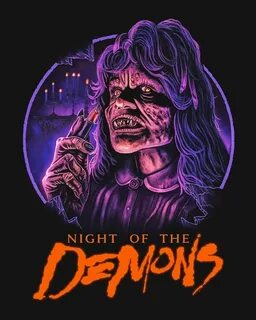 Horror Movie Poster Art : "Night Of The Demons" 1988 by Marc