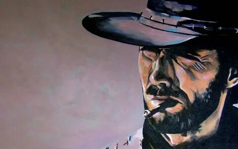The Good Thebad and the Ugly clint eastwood art wallpaper 16