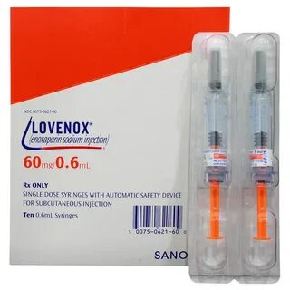 LOVENOX 60MG/0.6ML br 10x0.6ml Prefilled Syringes br Aventis