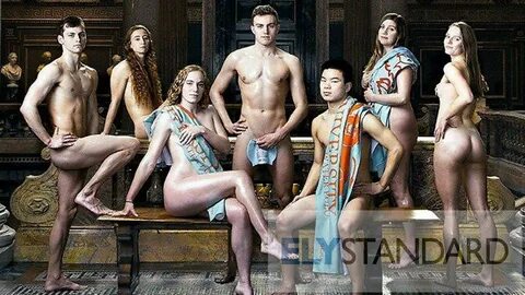 Cambridge University students pose naked for calendar shoot 