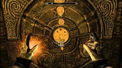 Skyrim - Folgunthur Puzzle 2 simbolos na porta, Ivory Claw, 