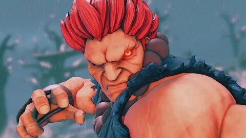 Street Fighter V - Akuma Intro, Critical Art, Victory Pose, 