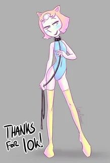 Cubed hit 10k! So here's some sexy Pearl with cat ears becau