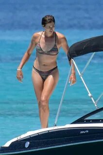 GARBINE MUGURUZA in Bikini at a Boat in Ibiza 07/08/2018 - H