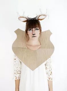 DIY Taxidermy Deer Costume Diy halloween costumes easy, Diy 