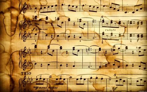 musical notes, Old paper Wallpapers HD / Desktop and Mobile 