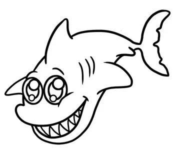 Easy How To Draw A Cool Shark - Then i add two rough segment