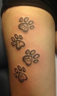 Paw Print Tattoos Designs, Ideas and Meaning Pawprint tattoo