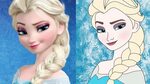 How to draw Frozen 2 - Elsa easy for beginners step by step 