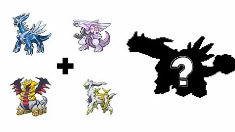 Pokemon Fusion Sprite: Request #12: Dialga, Palkia, Giratina