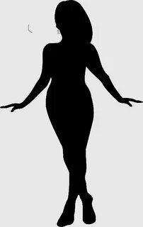 Curvy Woman, curvy, woman Silhouette, ballet Dancer, Dance, 