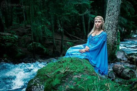 elf elven forest princess queen dress lorien rivendell Queen