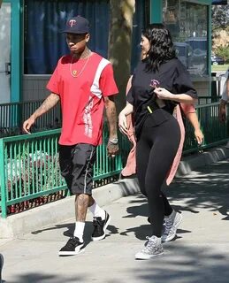 KYLIE JENNER and Tyga at Six Flags in Santa Clarita 07/24/20