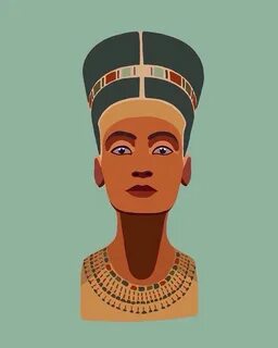Nefertiti. #illustration #illustrator #drawing #art #egyptia