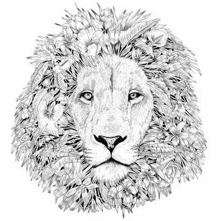 Divine detailed lion by phil @faunesque horoscope for paulet