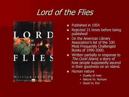 Lord of the Flies William Golding. - ppt download