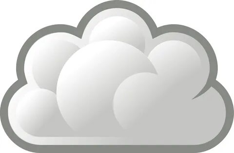 Gray Clouds Clipart - Weather Symbols - (2400x1573) Png Clip
