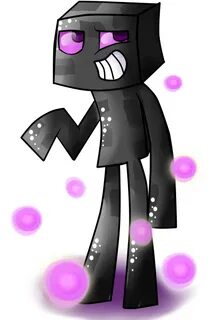 Download Enderman Drawing Minecraft Character Vector Black A