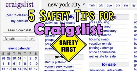 5 Ways to Stay Safe When Craigslist Shopping - Frugal Living