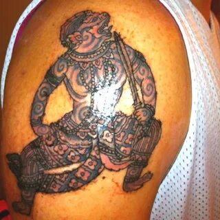 My First Cambodian Tattoo Hanuman Khmer tattoo, Cambodian ta