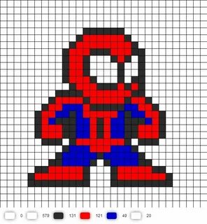 Pin by www.8-BitHero.com on Marvel 8-Bit Perler Bead Pattern