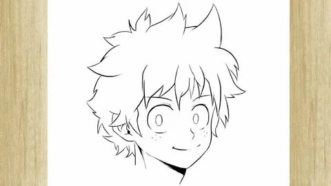 COMO DIBUJAR A IZUKU MIDORIYA DE BOKU NO HERO Easy Drawings 