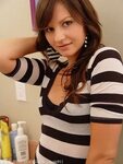 Pictures of Coed cutie Josie Model exposing her perky tittie
