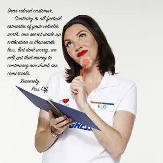 Pin on Progressive Insurance Sucks - SAY NO TO FLO!