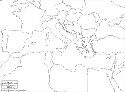 Map - Mediterráneo Mapa