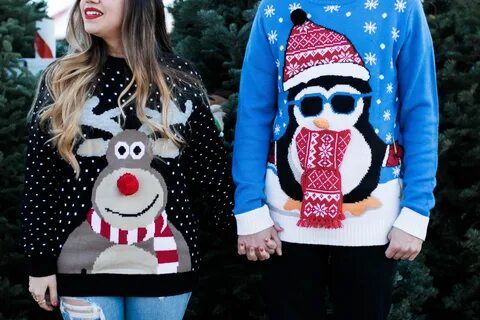 Ugly Christmas Sweaters and Reindeer Beanies - Marblelously 
