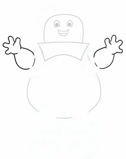 Stay Puft Marshmallow Man Cartoon Drawing Lesson Stay puft, 