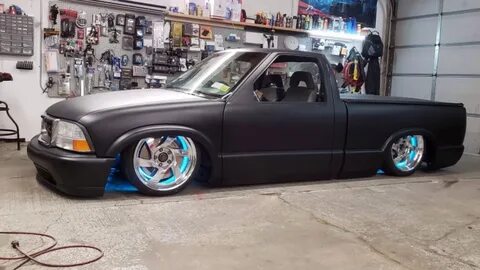 94 Chevy s10 bagged & bodied - YouTube