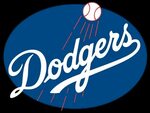 La Los Angeles Dodgers Logo drawing free image download