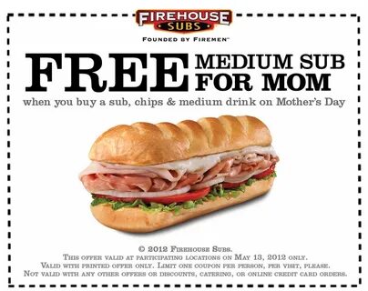 Treat Mom to Firehouse Subs This Mother's Day! Carrie with C