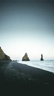 Iceland iPhone 8 wallpaper #nature #landscape #cliff #rock #