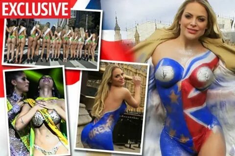 Miss BumBum UK entry stripped and ready to go for world crow