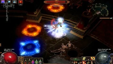 Path of Exile: Templar killing Piety with Authority on Hardc