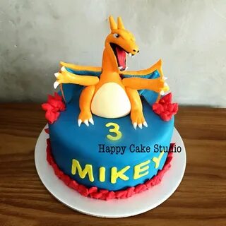 Charizard Pokemon Cake Pokemon cake, Pokemon birthday party,